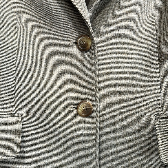 Cropped tweed Anne Klein suit blazer - Picture 3 of 5
